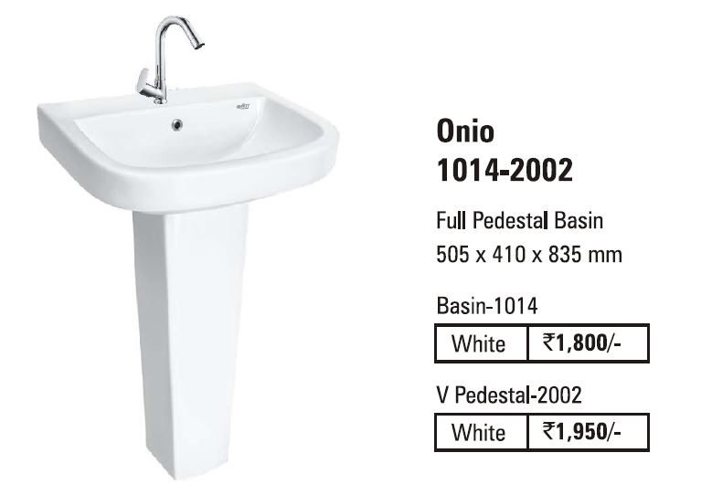 GB ONIO PEDESTAL BASIN