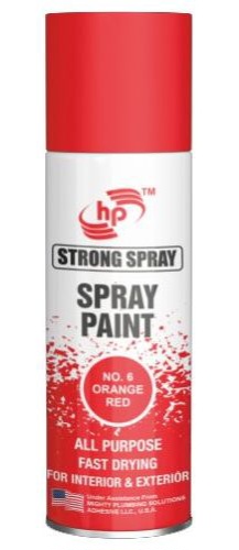 HP SPRAY PAINT ORRANGE RED