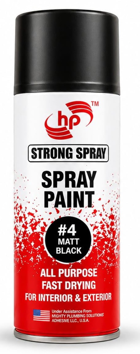 HP SPRAY PAINT MATT BLACK