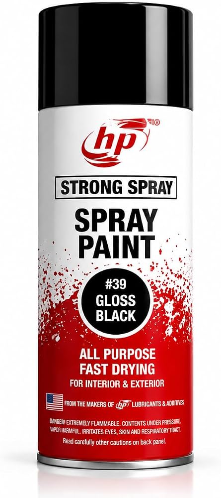 HP SPRAY PAINT GLOSS BLACK