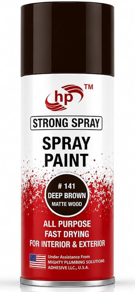 HP SPRAY PAINT DEEP BROWN