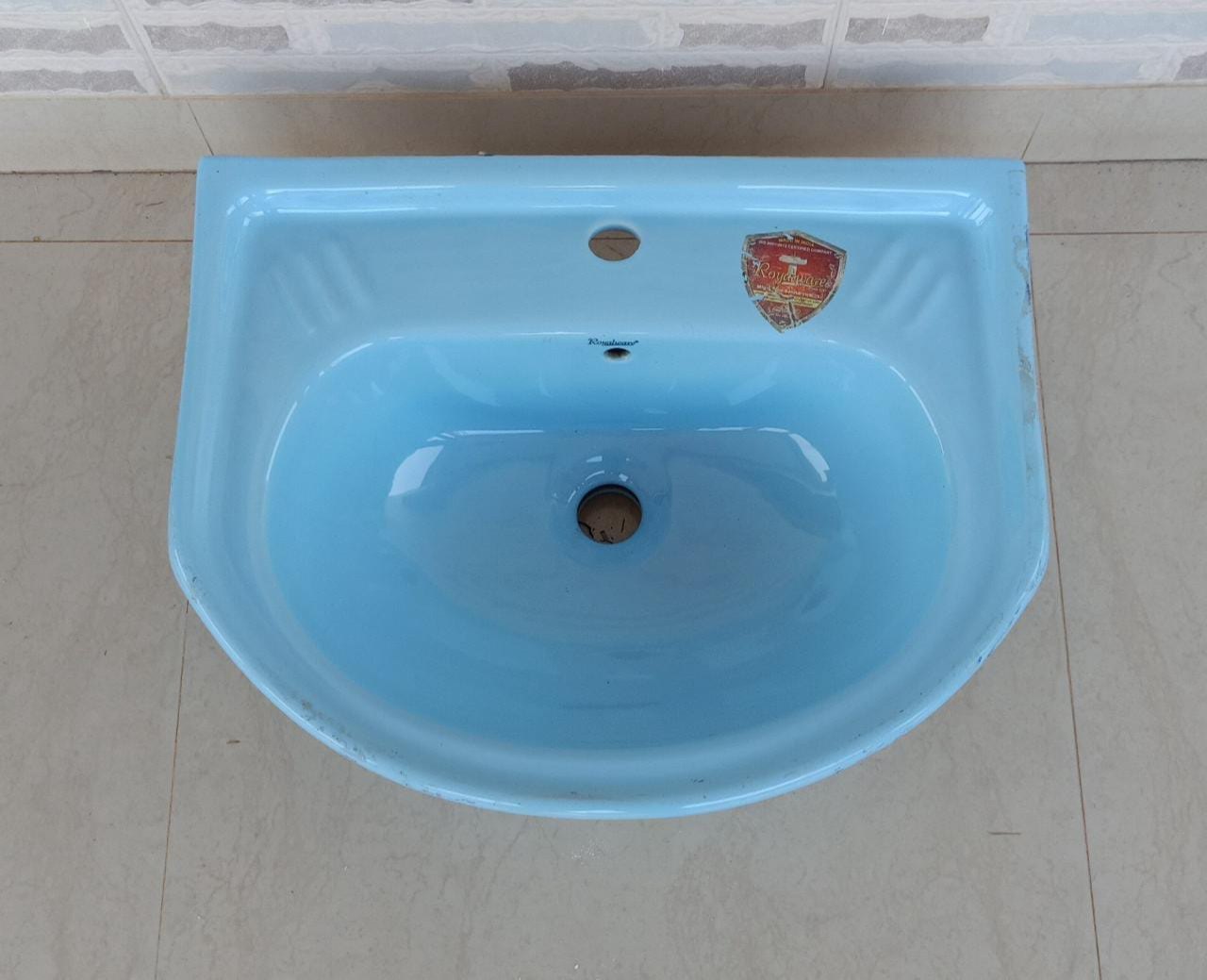 12x18 Wash Basin Color Sky Blue