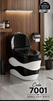 ONE PCS WATER CLOSET S Trap Zebra 7001